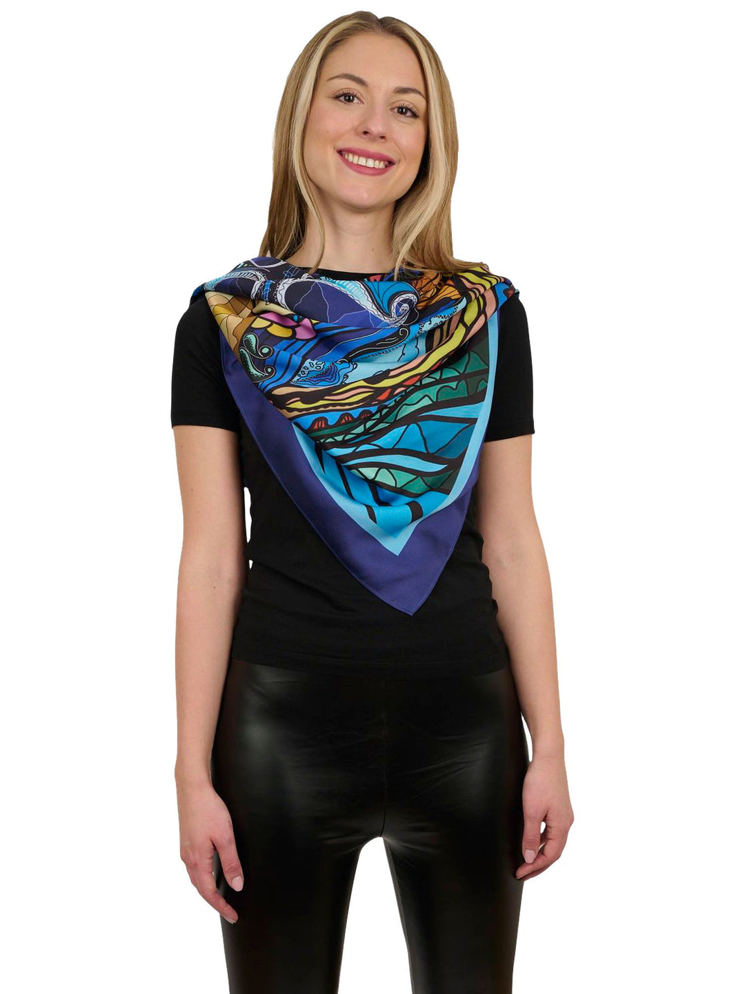 Scarf "Story to tell" - Handmade in Barcelona