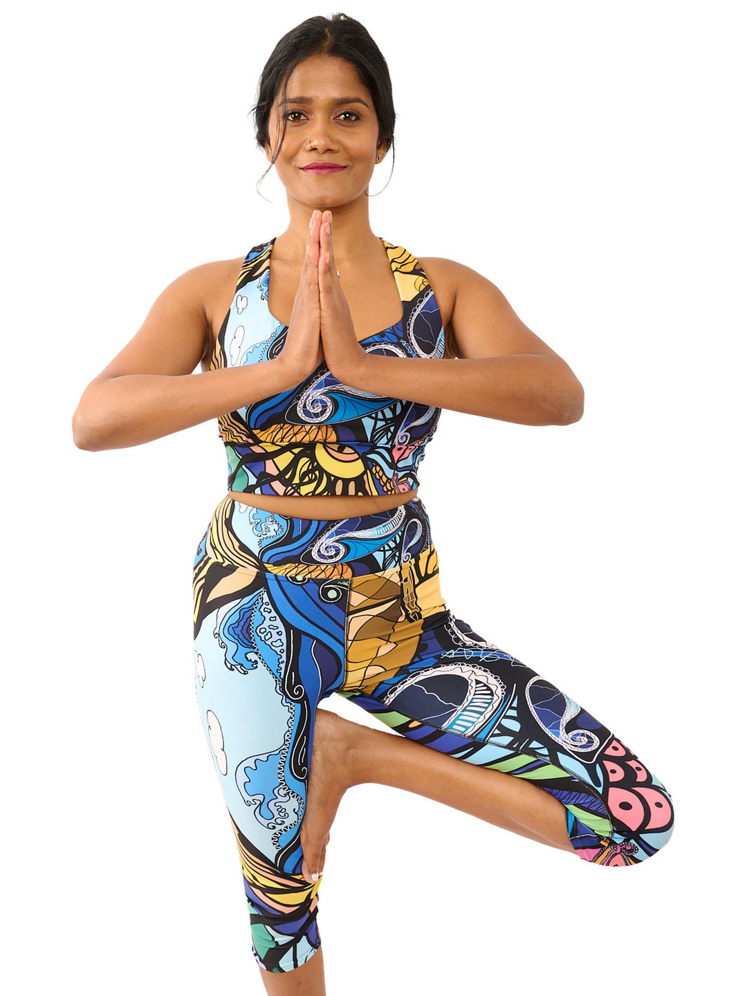 "Butterflies" - Capri Leggings