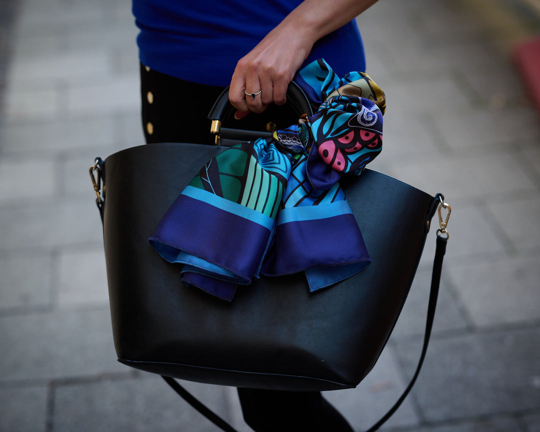 Scarf "Story to tell" - Handmade in Barcelona