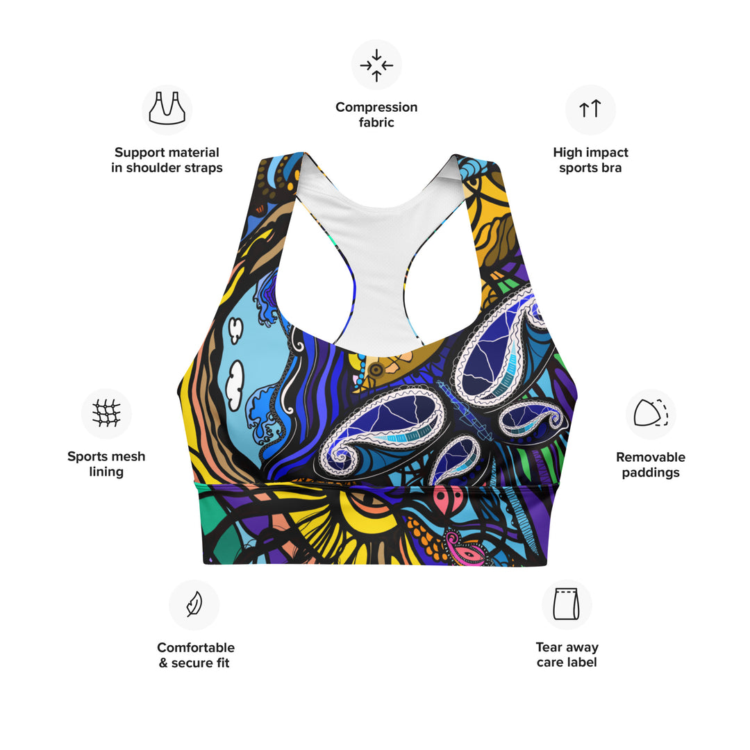 "Butterflies" - Sports bra