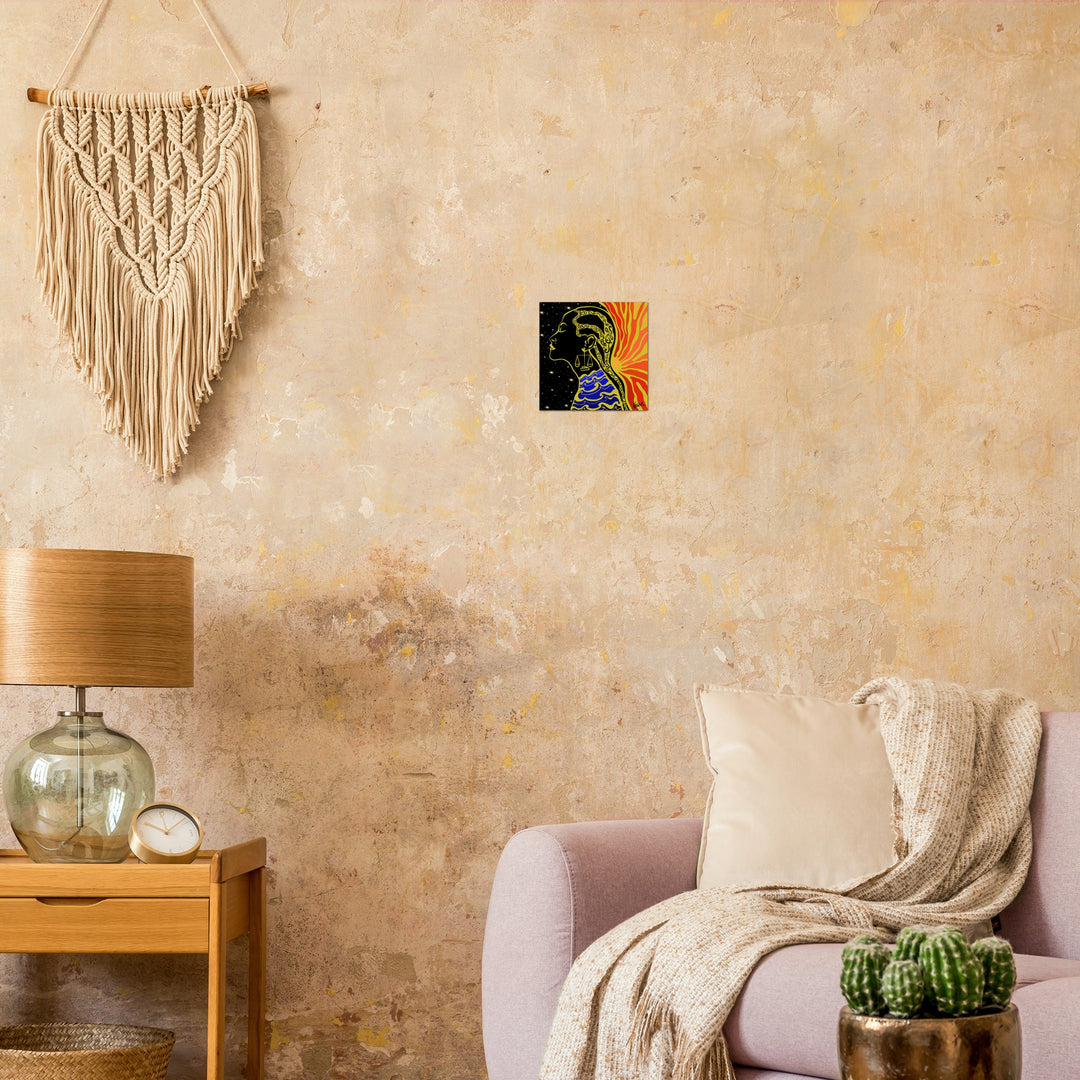 "My presence" Aluminum Art Print