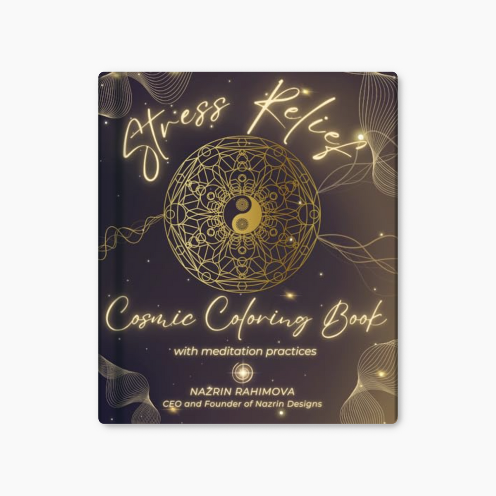 <p><strong>Stress Relief: </strong><em><strong>Cosmic Coloring Book With Meditation Practices</strong></em></p>
