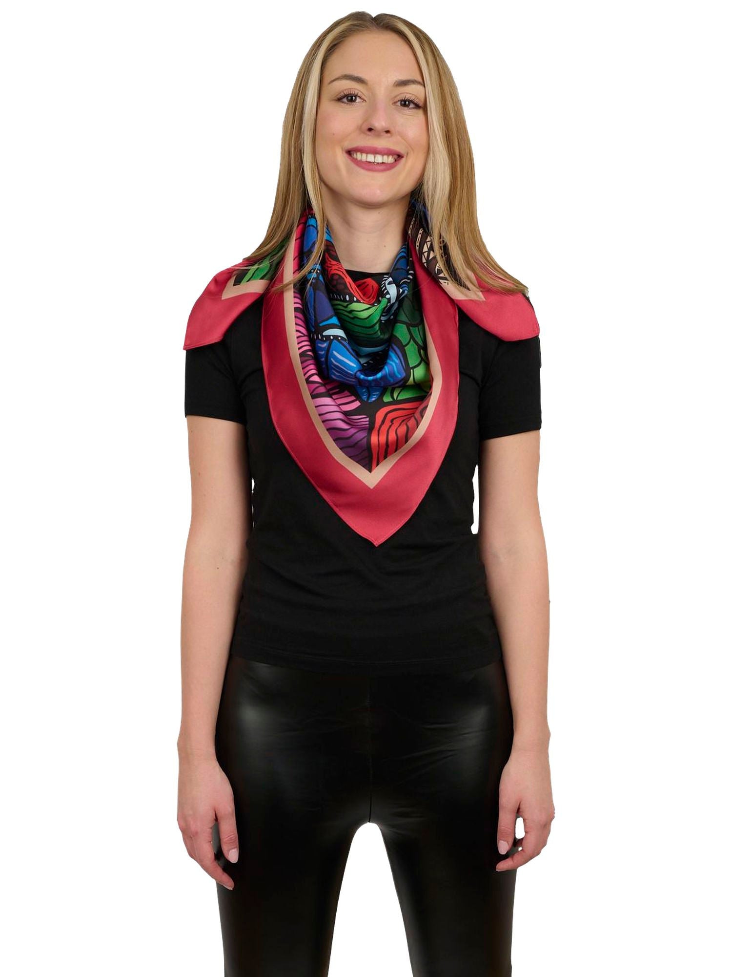 Scarf "Surreal Reality" - Handmade in Barcelona