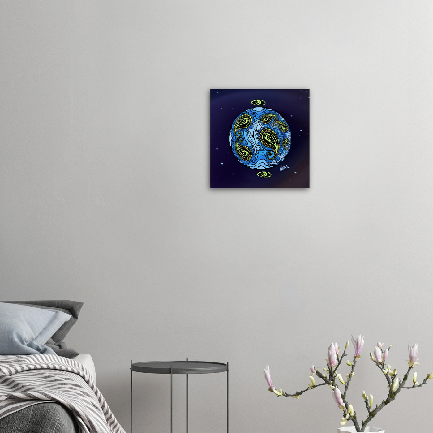 "Our Planet Earth" Aluminium Art Print