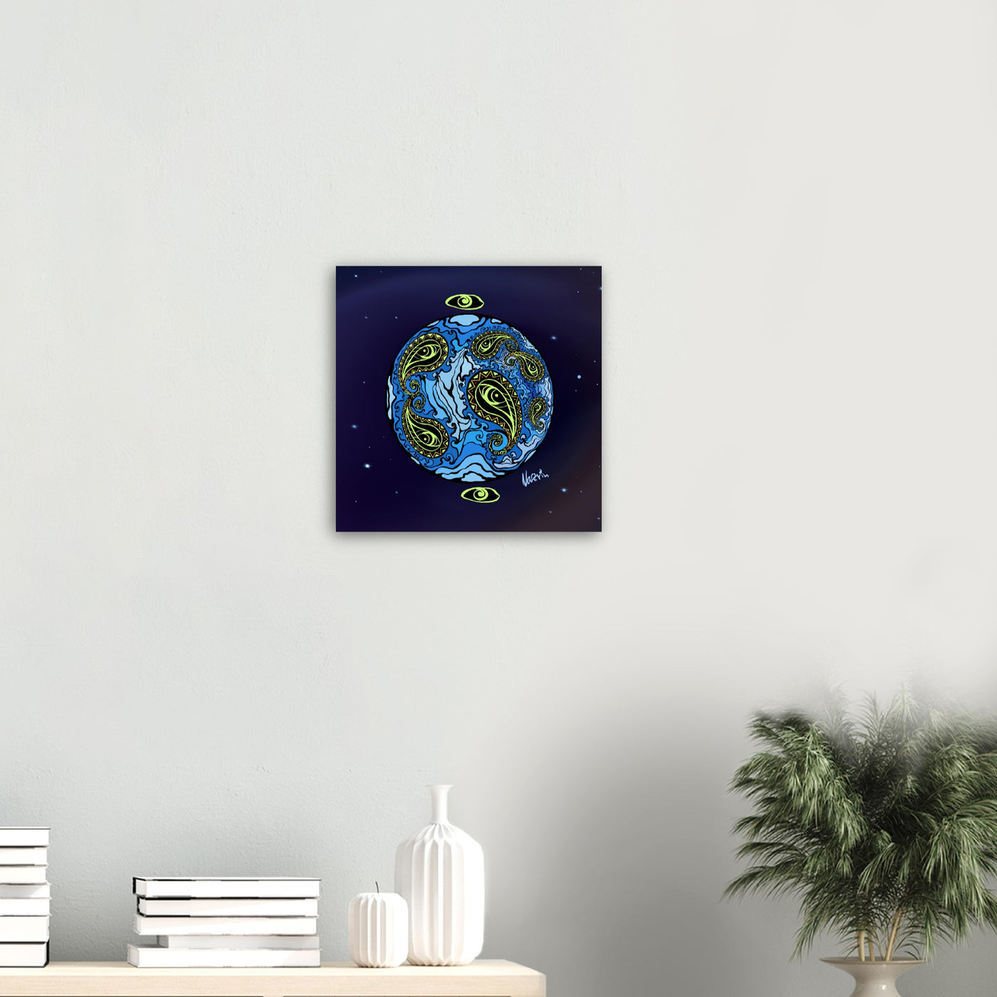 "Our Planet Earth" Aluminium Art Print