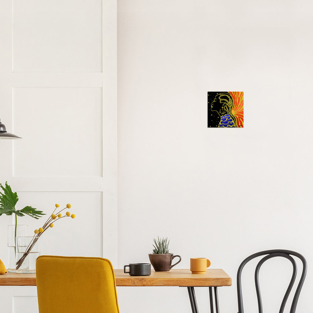 "My presence" Aluminum Art Print