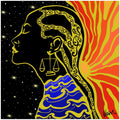 "My presence" Aluminum Art Print