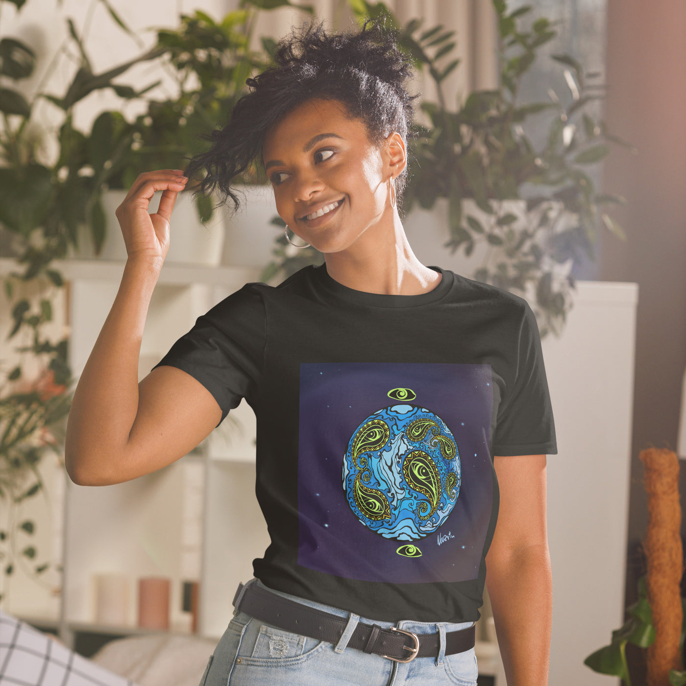 "Planet Earth and Cosmos" Unisex T-Shirt